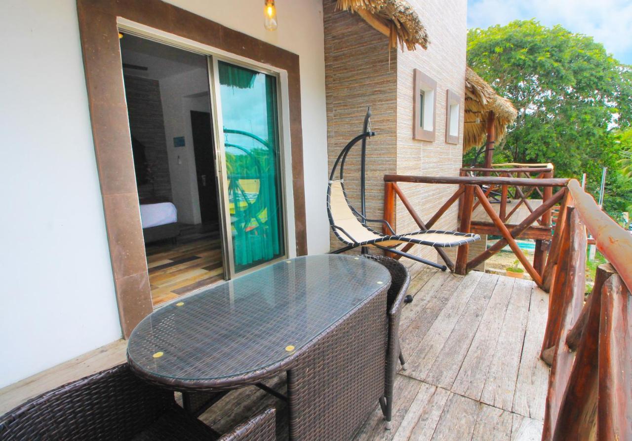Hotel Pancho Villas Bacalar - Free Bikes And Paddles Exterior foto