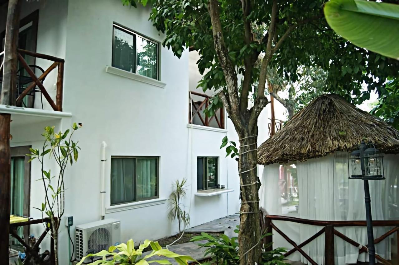 Hotel Pancho Villas Bacalar - Free Bikes And Paddles Exterior foto