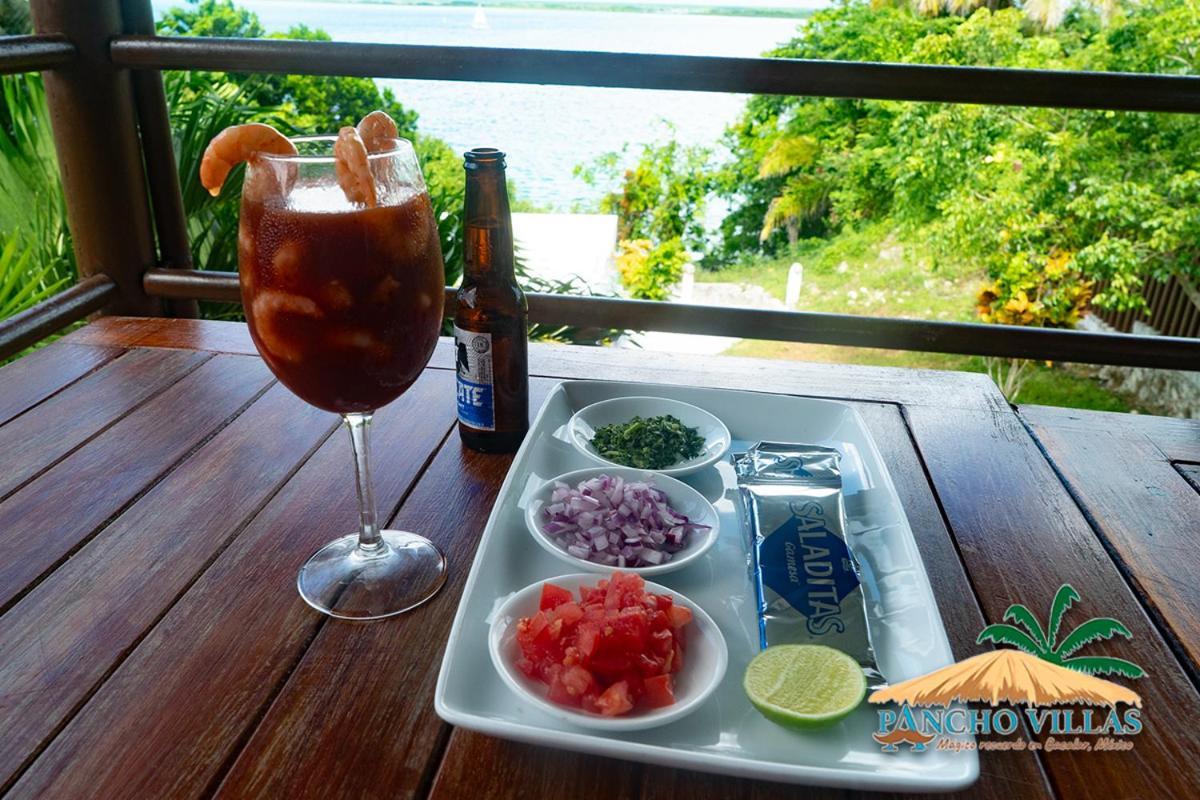 Hotel Pancho Villas Bacalar - Free Bikes And Paddles Exterior foto